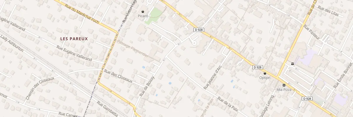 Plan du 56 Rue de la Paix à Saint-Leu-la-Forêt