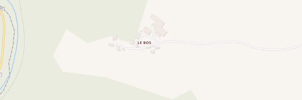 Plan du 3 Le Bos à Leynhac