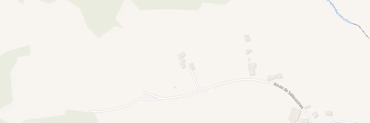 Plan du 5376 Sallevezines à Rieupeyroux