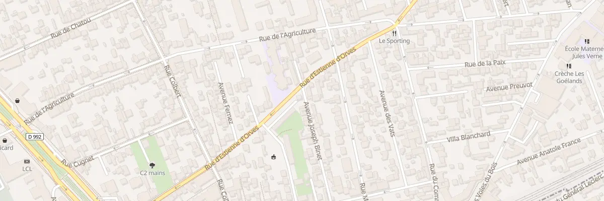 Plan du 239 Rue d’Estienne d’Orves à Colombes