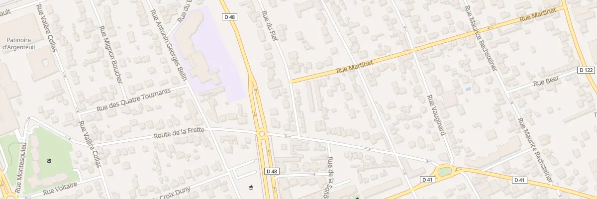 Plan du 8 Rue du Fief à Argenteuil