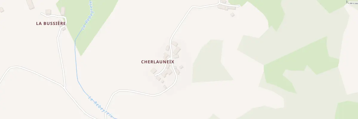Plan du 4 Cherlauneix à Poussanges