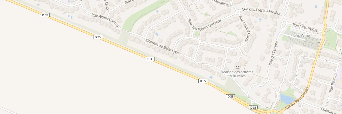Plan du 13 Che de Belle Epine à Nozay