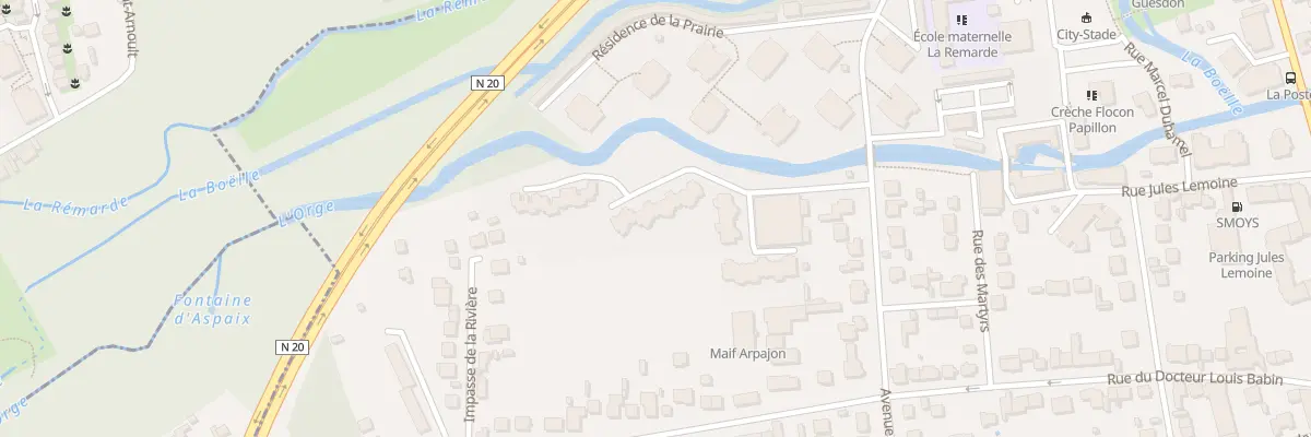 Plan du 27 Av de la République à Arpajon