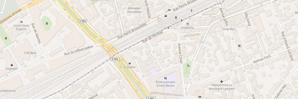 Plan du 4 Rue Fernand Drouilly à La Garenne-Colombes