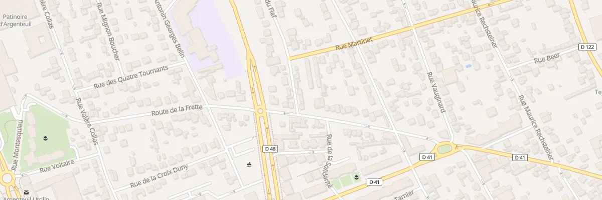 Plan du 2 Rue du Fief à Argenteuil
