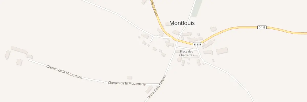 Plan du 3 La Couture à Montlouis