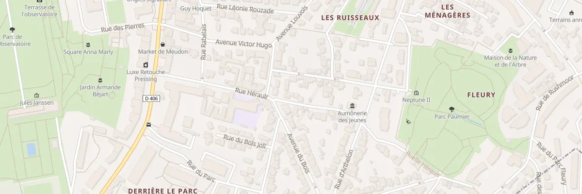 Plan du 5 Rue Hérault à Meudon