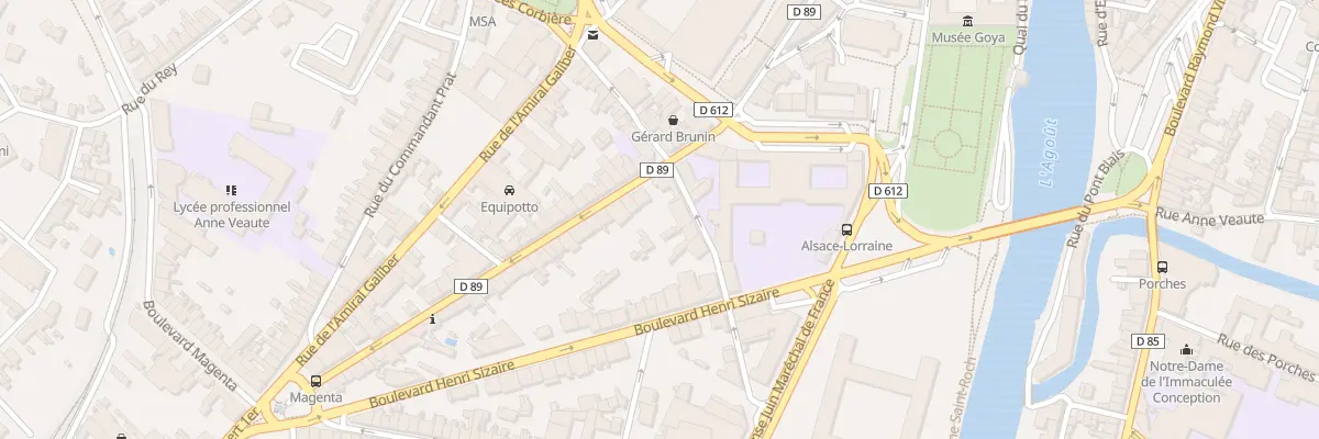 Plan du 9 Av Albert 1er à Castres