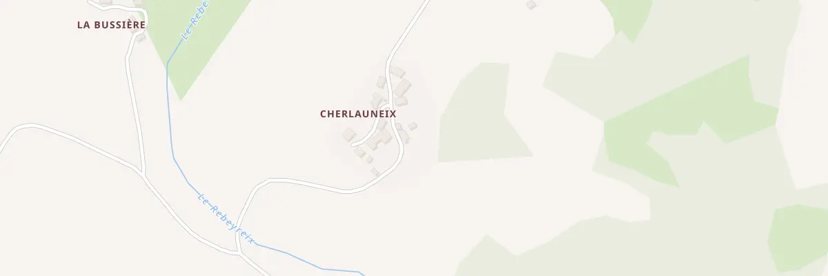 Plan du 2 Cherlauneix à Poussanges