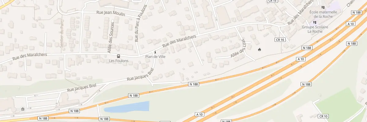 Plan du 58 Rue des Maraichers à Villebon-sur-Yvette