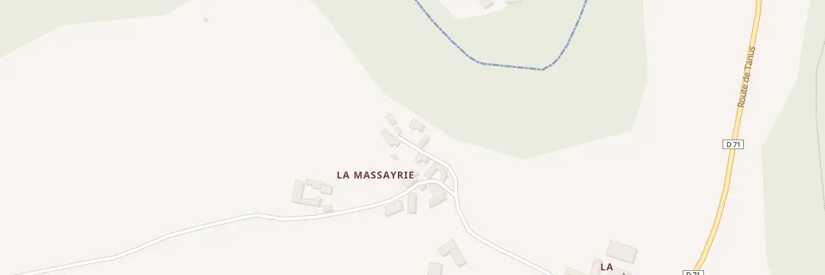 Plan du 5137 La Massayrie à Valderiès