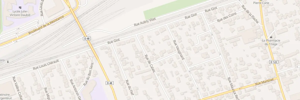 Plan du 196 Rue de Calais à Argenteuil