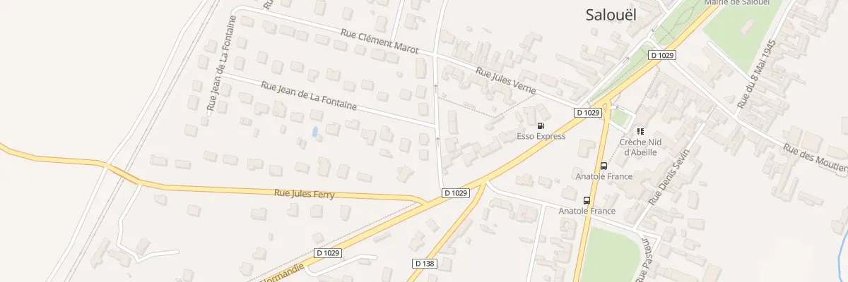 Plan du 8 Rue François Villon à Salouël