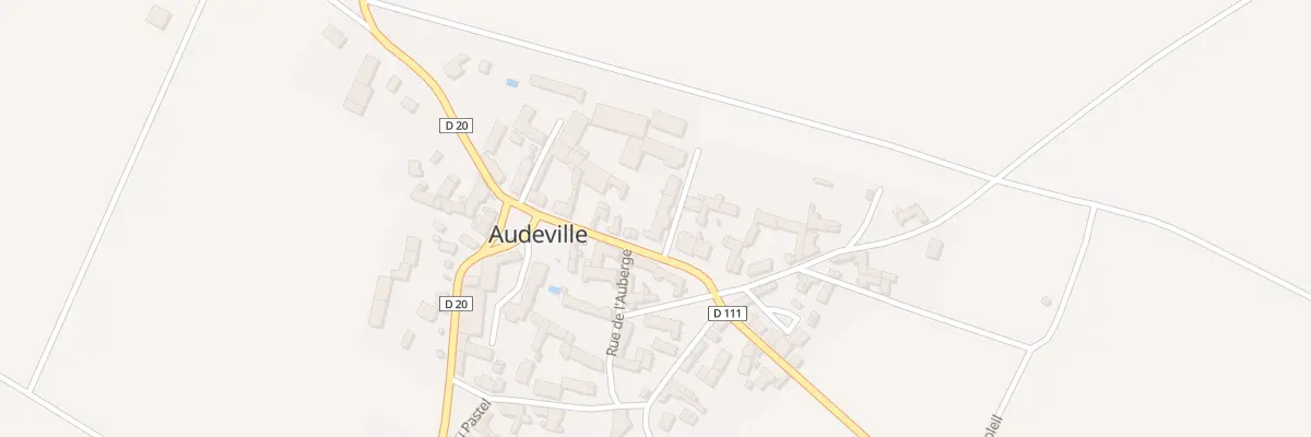 Plan du 14 Rue du Château à Audeville
