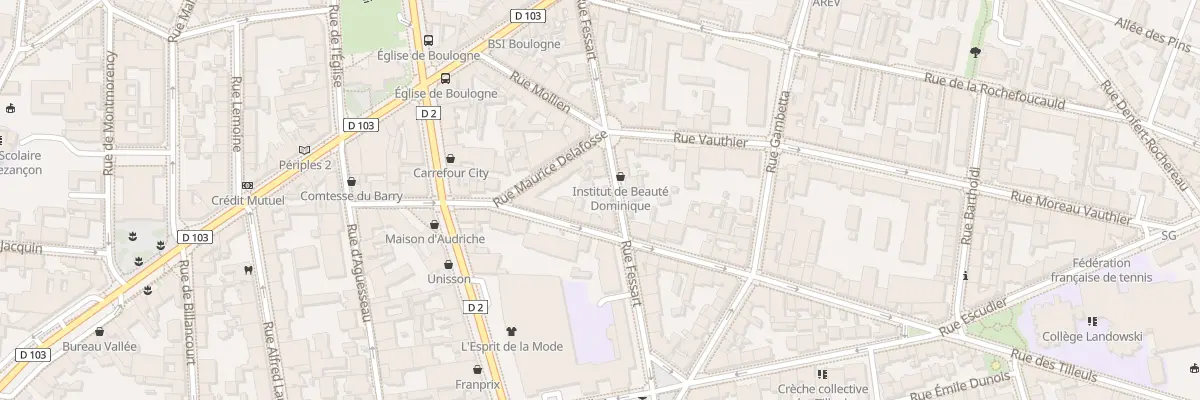 Plan du 18 Rue Fessart à Boulogne-Billancourt