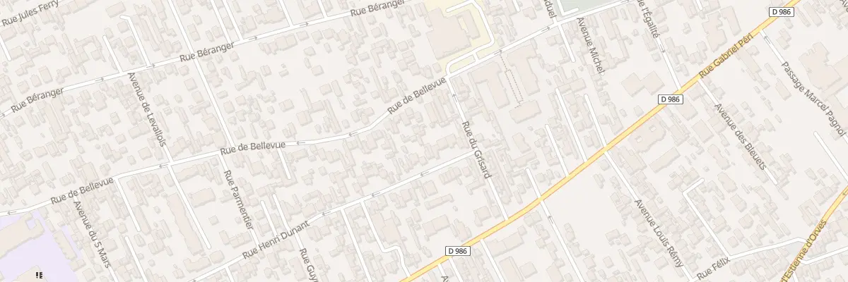 Plan du 12 Rue Henri Dunant à Colombes