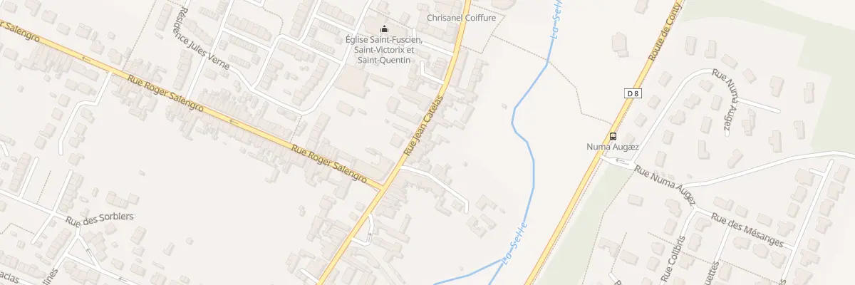 Plan du 90 Rue Jean Catelas à Saleux