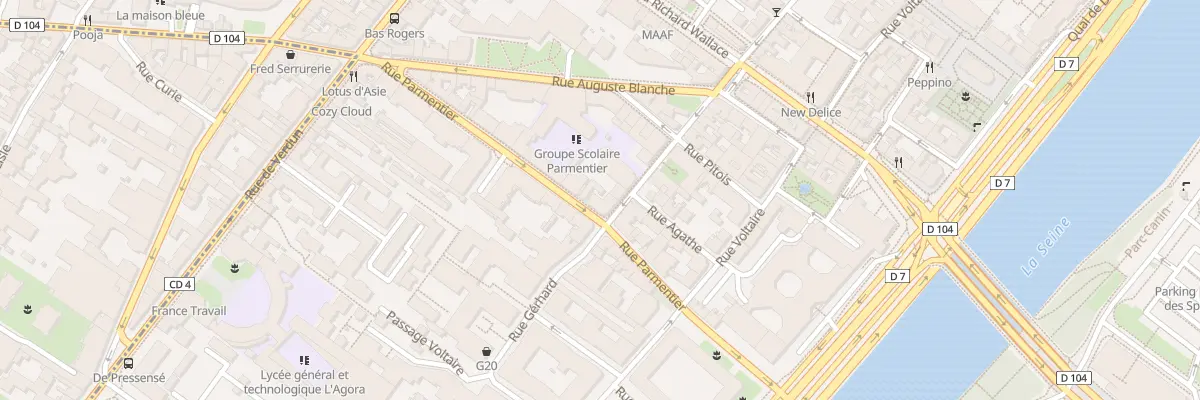 Plan du 116 Rue Gérhard à Puteaux