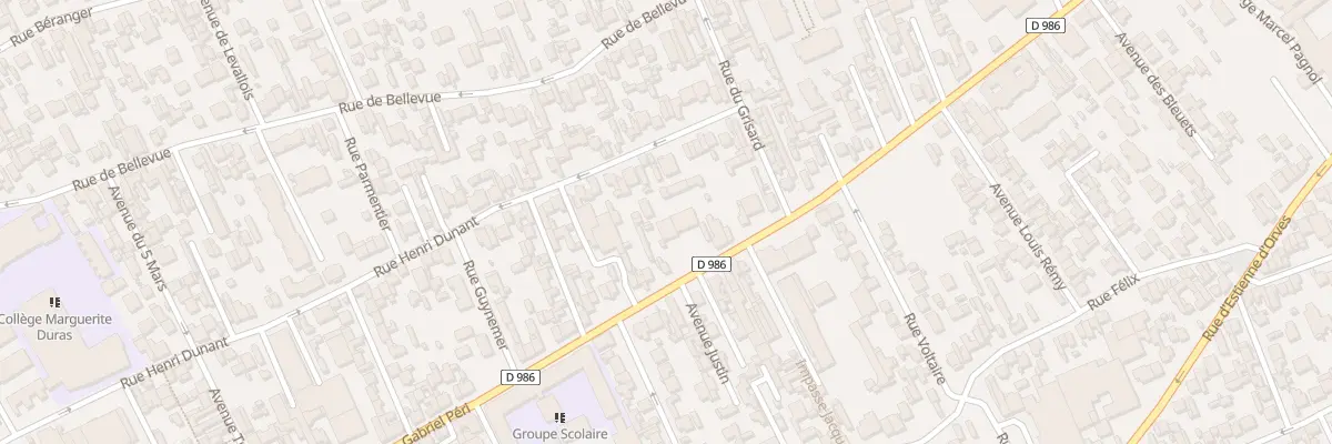 Plan du 222 Rue Gabriel Péri à Colombes