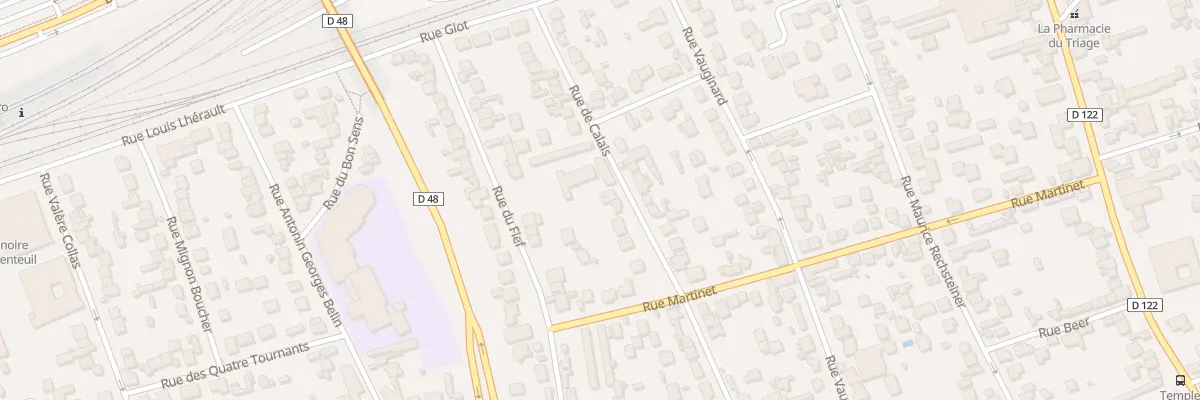 Plan du 117 Rue de Calais à Argenteuil