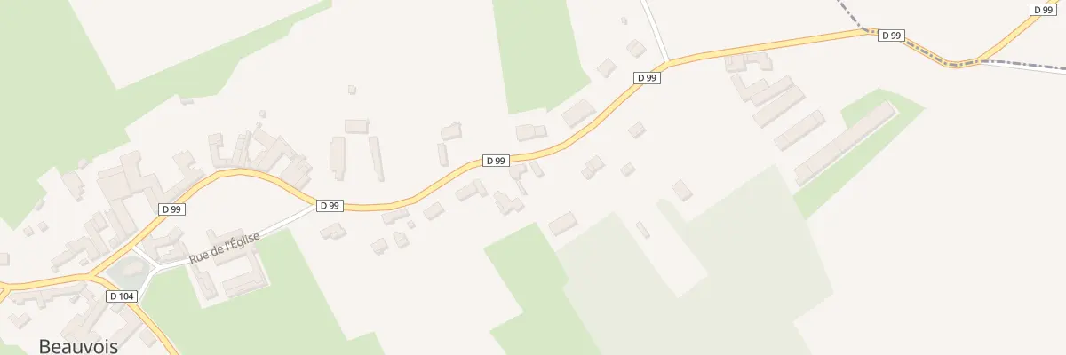 Plan du 22 Rue de Saint Pol à Beauvois