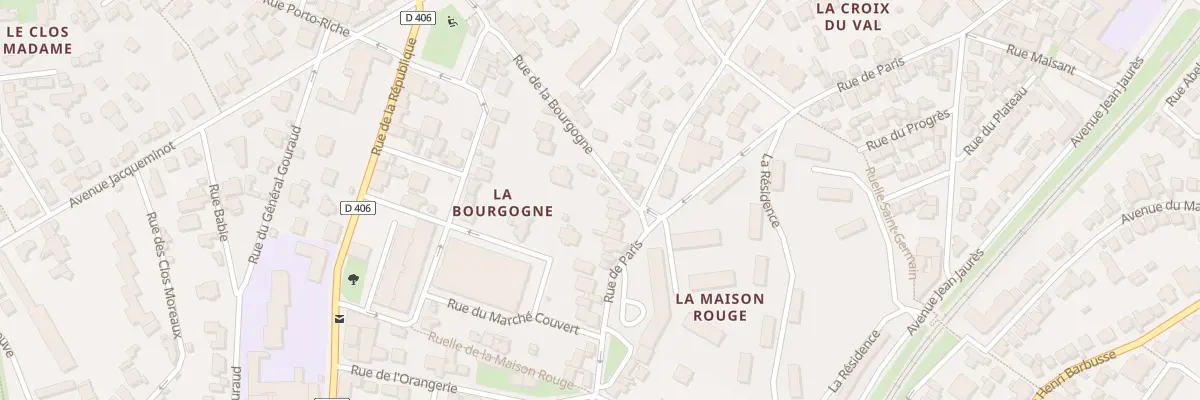 Plan du 3 Rue de la Bourgogne à Meudon