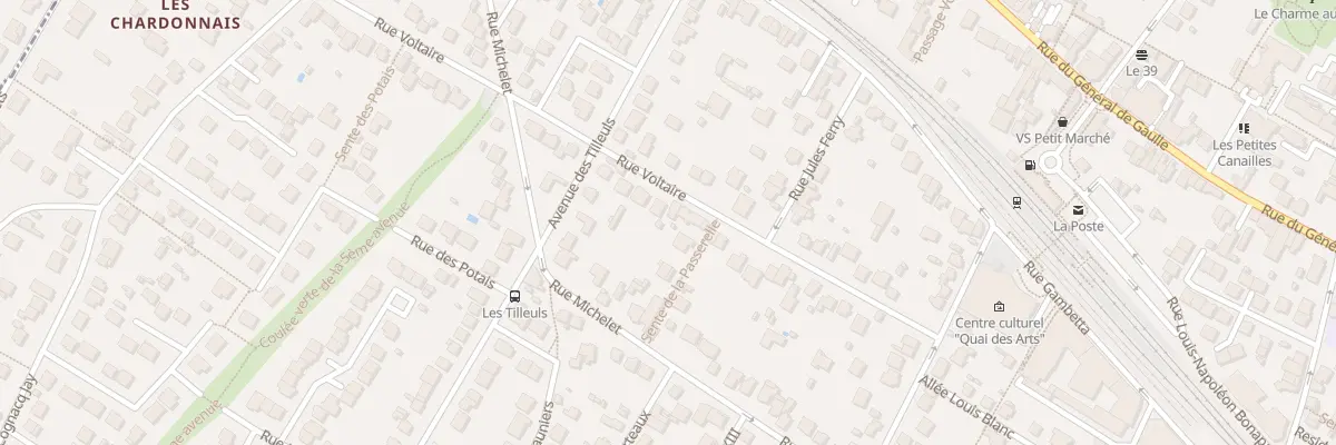 Plan du 31 Rue Voltaire à Saint-Leu-la-Forêt