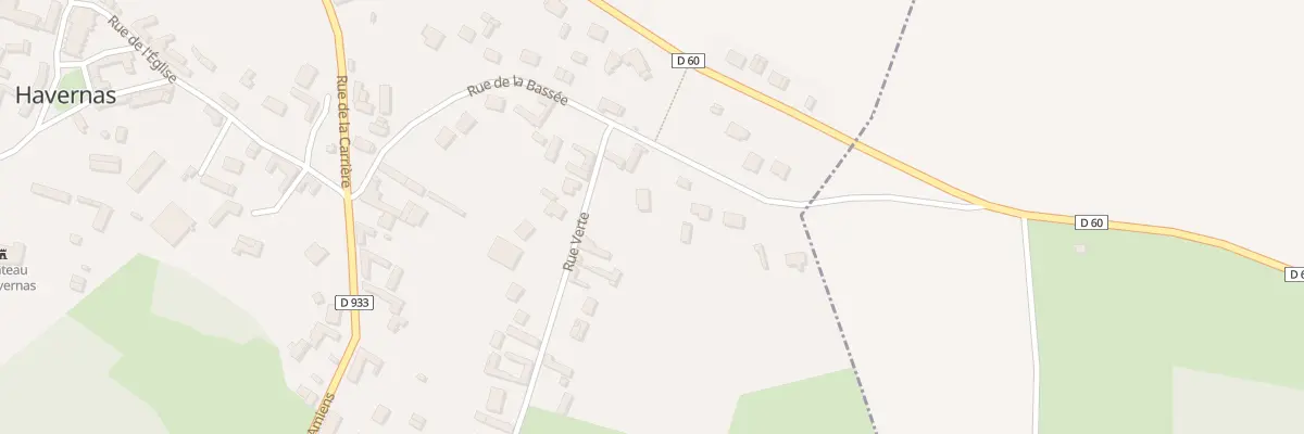 Plan du 3 Rue Verte à Havernas