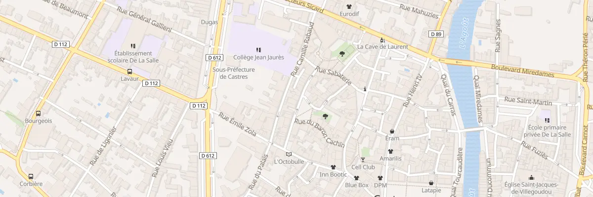 Plan du 20 Rue des Boursiers à Castres