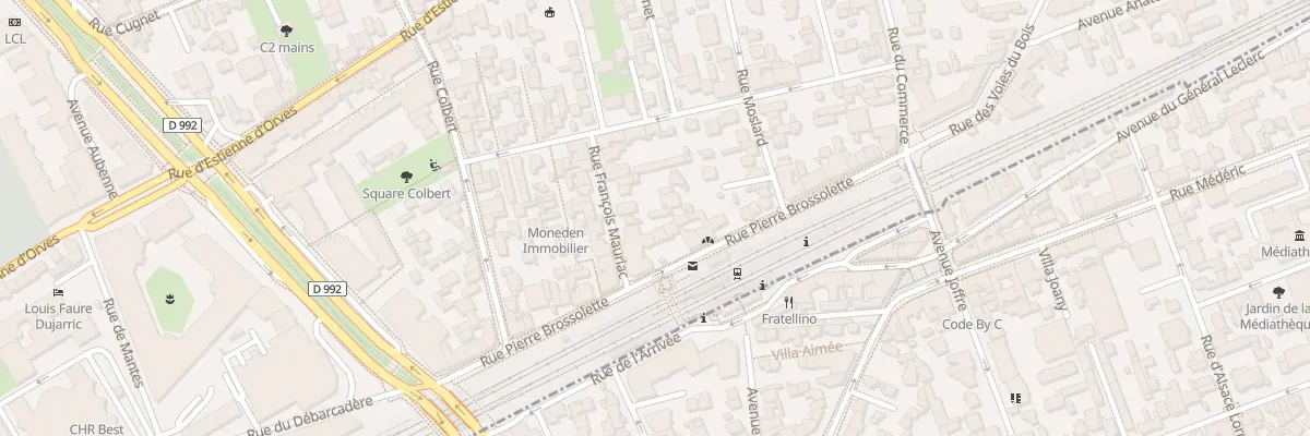 Plan du 15 Rue François Mauriac à Colombes