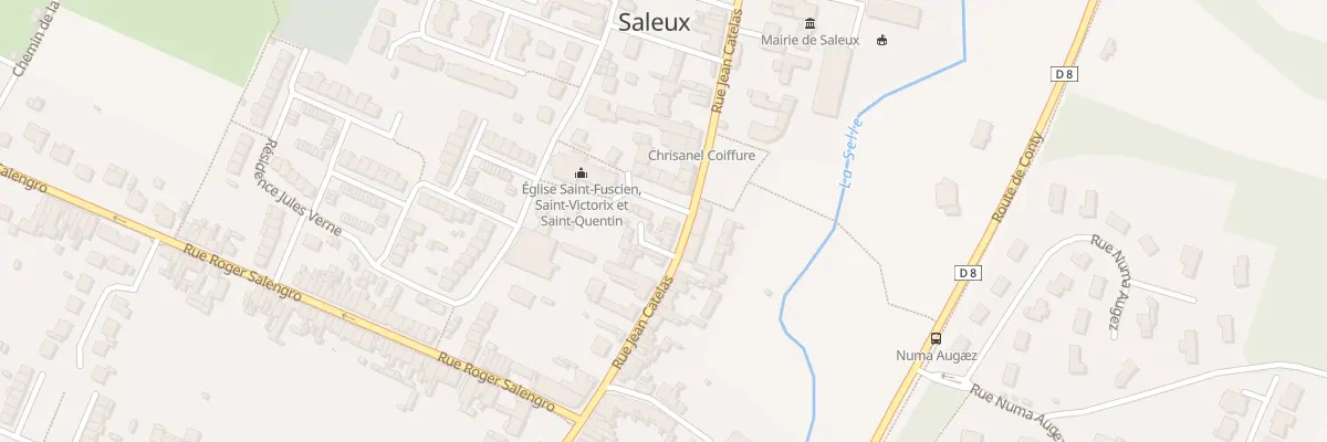 Plan du 91 Rue Jean Catelas à Saleux