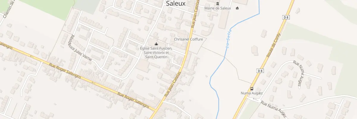 Plan du 95 Rue Jean Catelas à Saleux