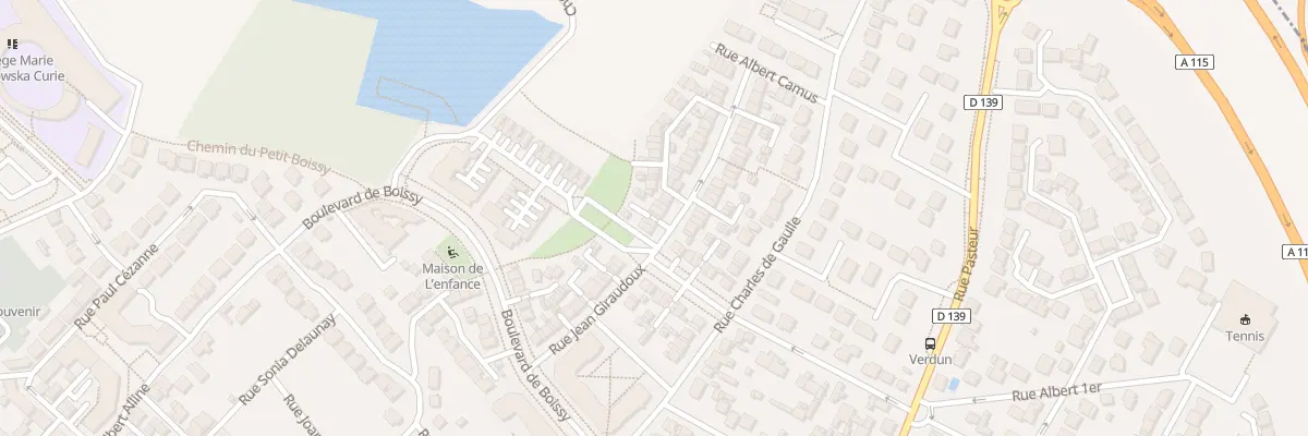 Plan du 23 Rue Jean Giraudoux au Plessis-Bouchard