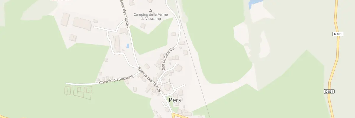 Plan du 9 Mte de l’Eglise - Pers au Rouget-Pers