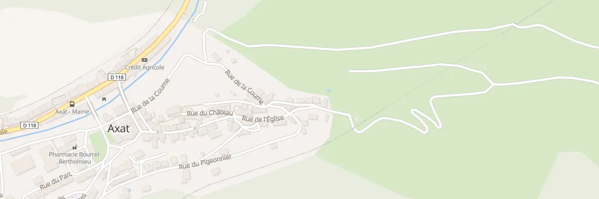 Plan du 15 Rue du Bouchet à Axat