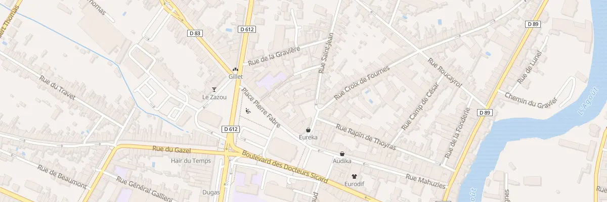 Plan du 9 Rue Saint Jean à Castres