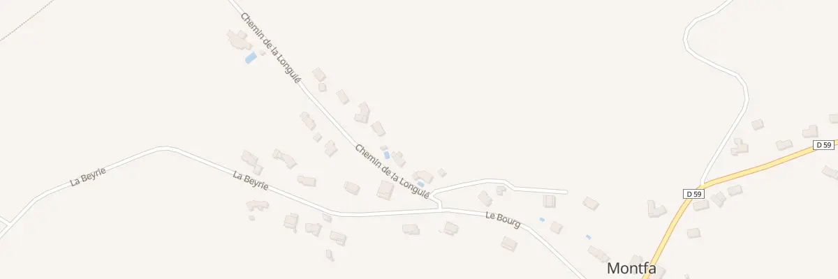Plan du 8 Chem de la Longuie à Montfa