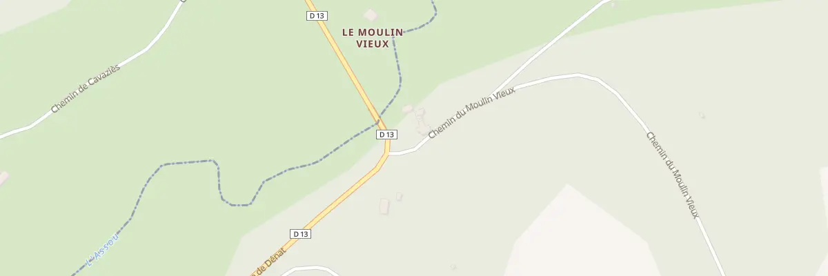 Plan du 1078 Rte de Dénat à Fauch