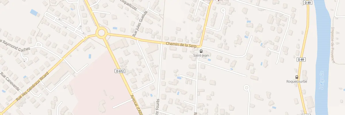 Plan du 5 Che de la Serp à Castres