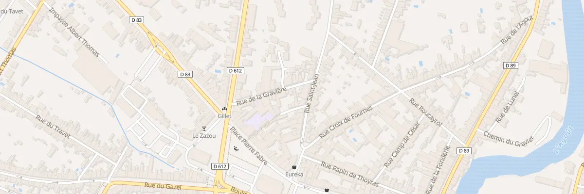 Plan du 7 Rue de la Gravière à Castres
