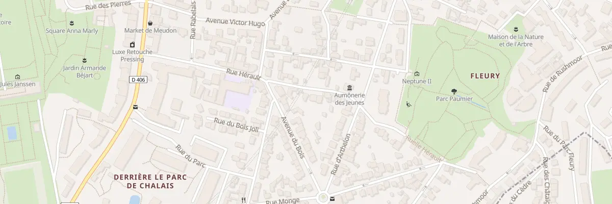 Plan du 16 Rue Hérault à Meudon