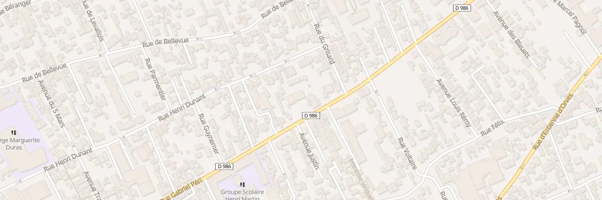 Plan du 218 Rue Gabriel Péri à Colombes