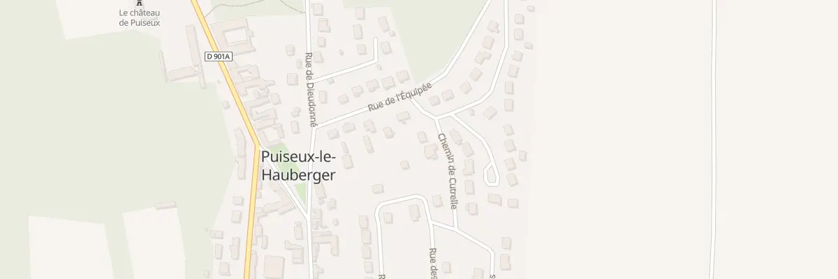 Plan du 2 Chem de Cutrelle à Puiseux-le-Hauberger