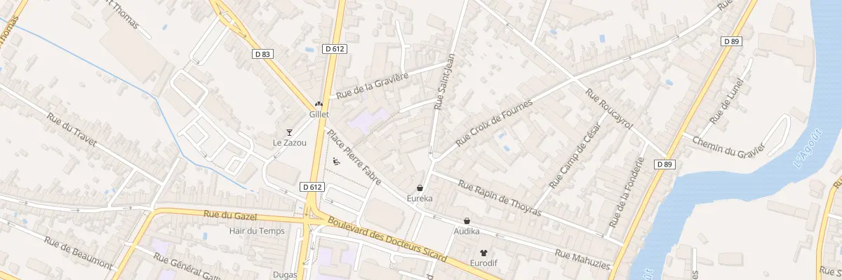 Plan du 11 Rue Saint Jean à Castres