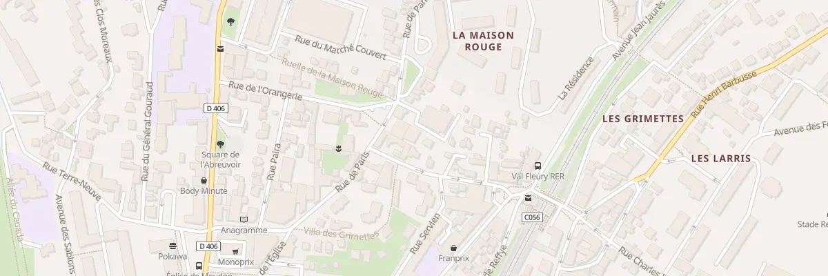 Plan du 97 Rue de Paris à Meudon