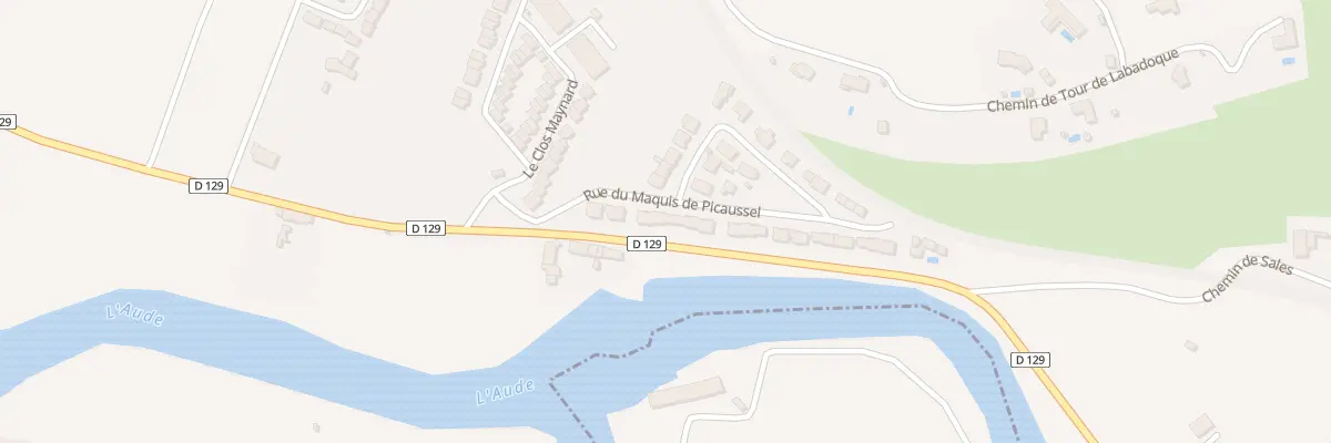 Plan du 10 Rue du Maquis de Picaussel à Limoux
