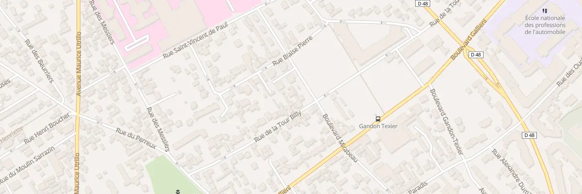 Plan du 92 Rue de la Tour Billy à Argenteuil
