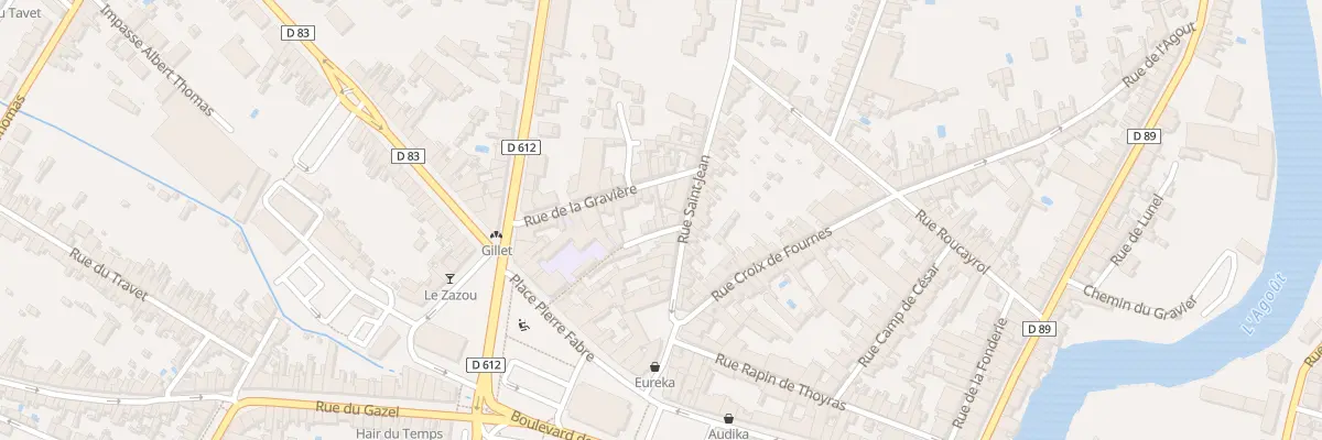 Plan du 19B Rue Saint Jean à Castres