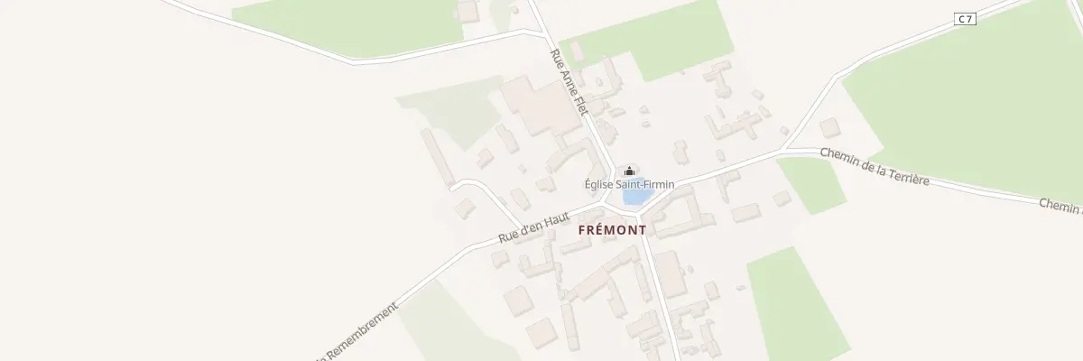 Plan du 5055F Rue d’En Haut à Vaux-en-Amiénois